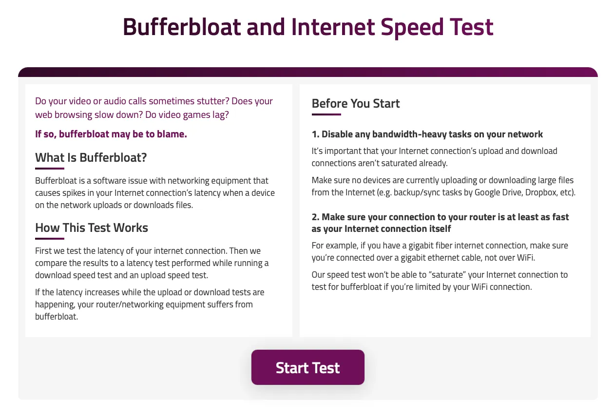 QoS For Bufferbloat In A Home Network